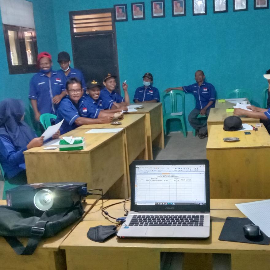 Kegiatan Ketua RT Kampung Sendang Agung